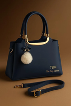 Chic Women’s Rexine Hand Bag – Plain Top Handle, Multiple Colors