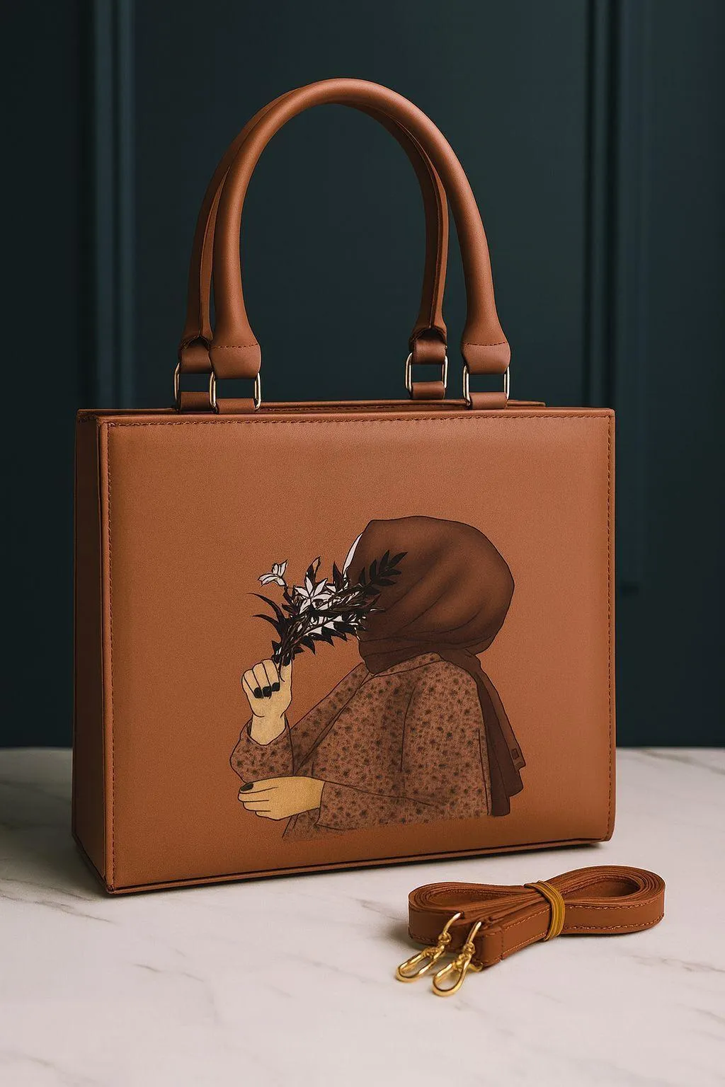 Chic Mustard Girls’ Nylon Hand Bag – Trendy Top Handle Mini Bag