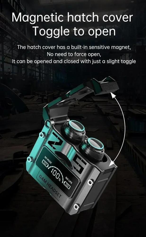 Model 25 – Advanced Bluetooth 5.3 Noise-Cancelling Earbuds