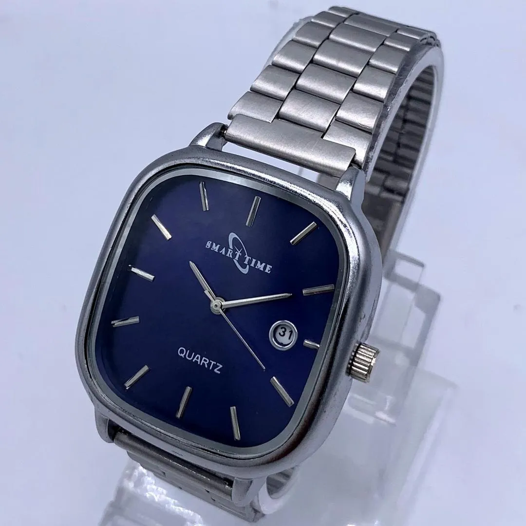 Smart Time – Blue Sunburst Dial Unisex Quartz Chain Watch