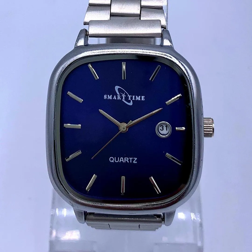 Smart Time – Blue Sunburst Dial Unisex Quartz Chain Watch