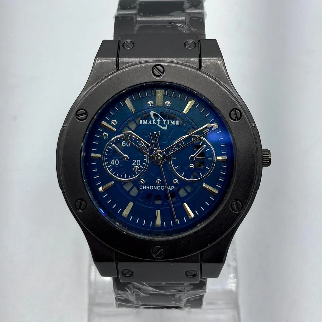 Smart Time MZ87 – Men’s Premium Quartz Stainless Steel Chain Watch Mens Watch