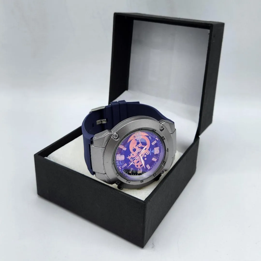 GearMaster – Men’s Rugged Grey Industrial Analogue Watch