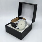 LEINA Classic Quartz Watch – Premium Design with Faux Leather Strap
