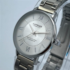 Premium Stainless Steel Quartz Watch – Water Resistant