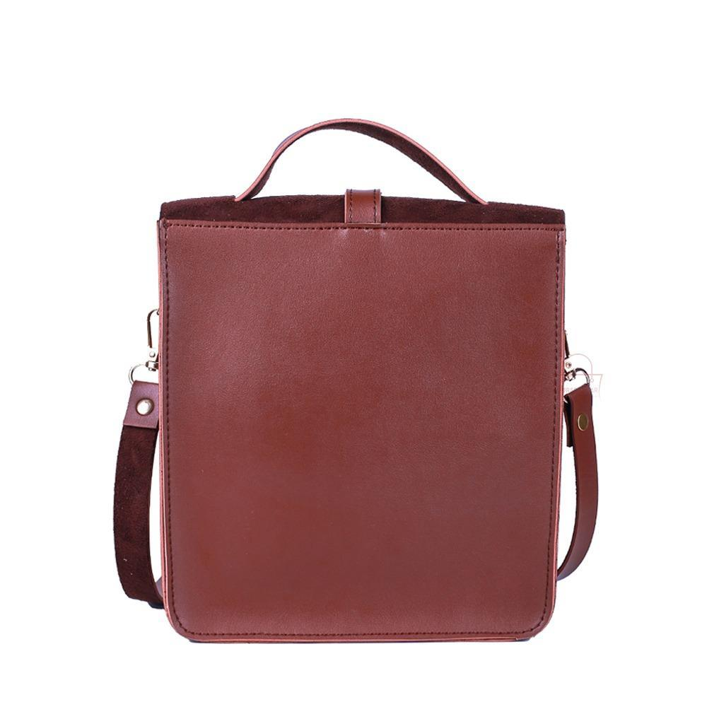 EleganceGo – Women’s PU Leather Grain Crossbody Bag