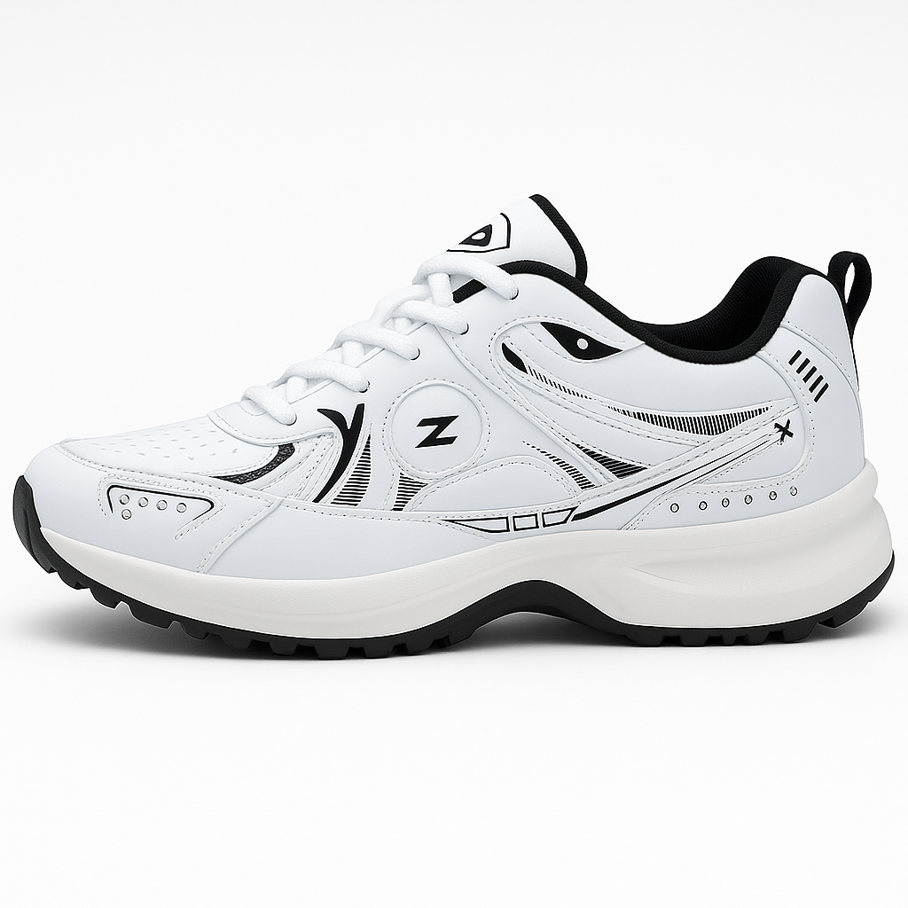 GripperMax – Black & Camel Comfort Sports Shoes