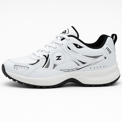 GripperMax – Black & Camel Comfort Sports Shoes second image