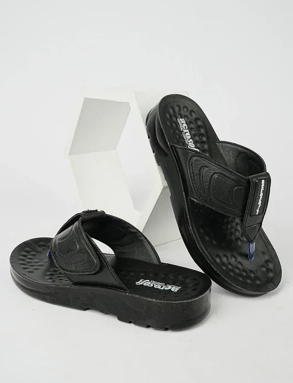 "Classic Brown Gents Slipper – Premium Grip & Everyday Comfort"