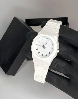 Aura White – Men’s Elegant Quartz Watch | StepInshoo second image