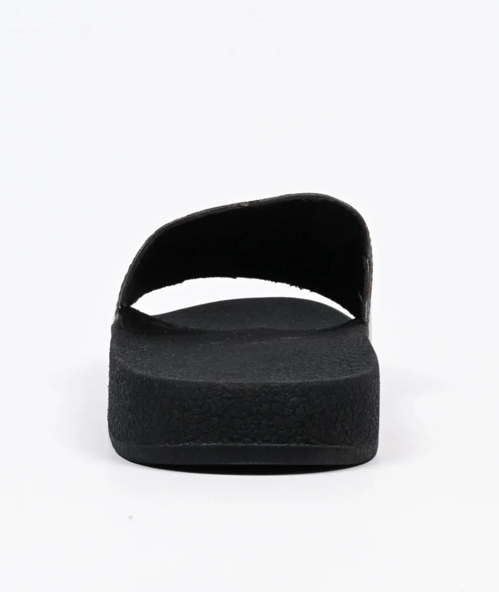 Black Camel Tassel Slide Slipper for men