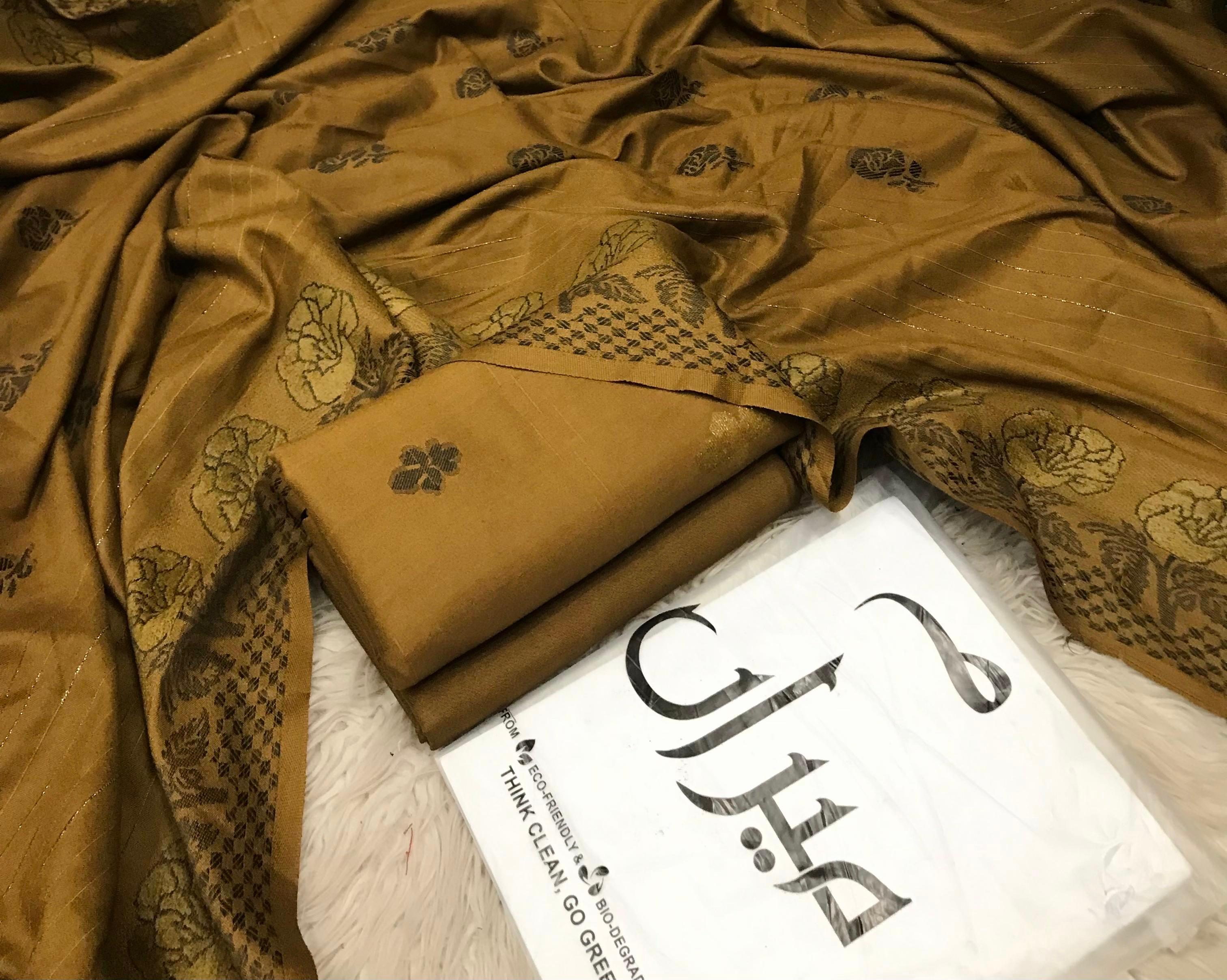 Fabric best Quality Dhanak mariana 3pc Dhanak winter Collection 2k25 Woman Clothes