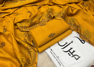 Fabric best Quality Dhanak mariana 3pc Dhanak winter Collection 2k25 Woman Clothes