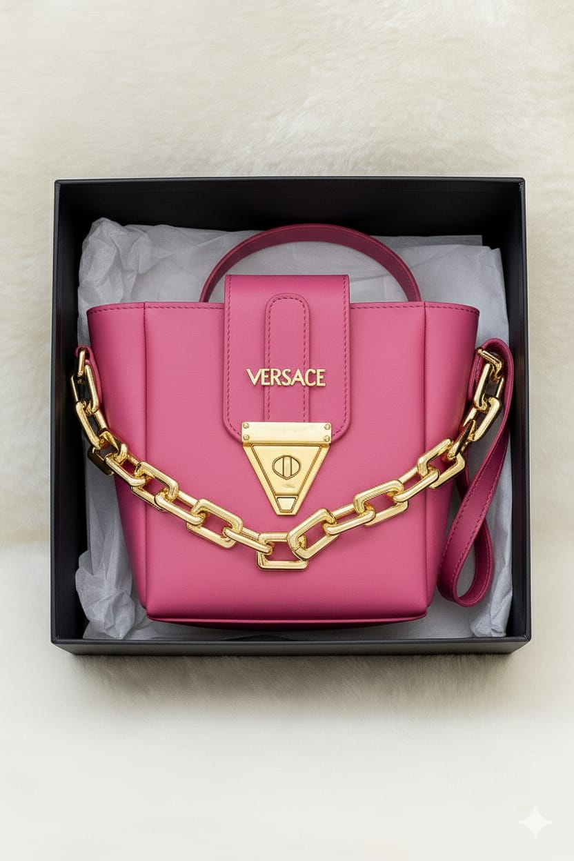 ChicStep – Single PU Leather Shoulder Bag with Chain