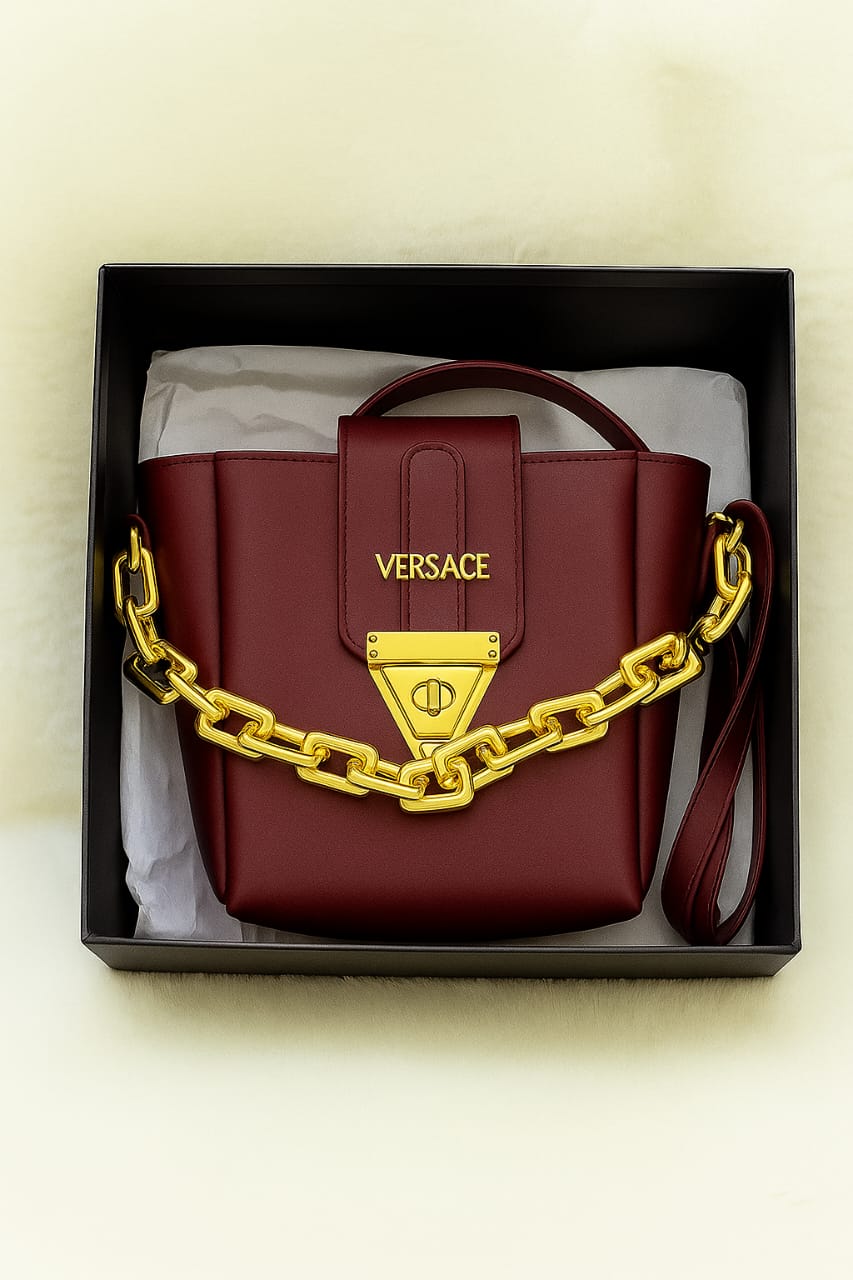 ChicStep – Single PU Leather Shoulder Bag with Chain