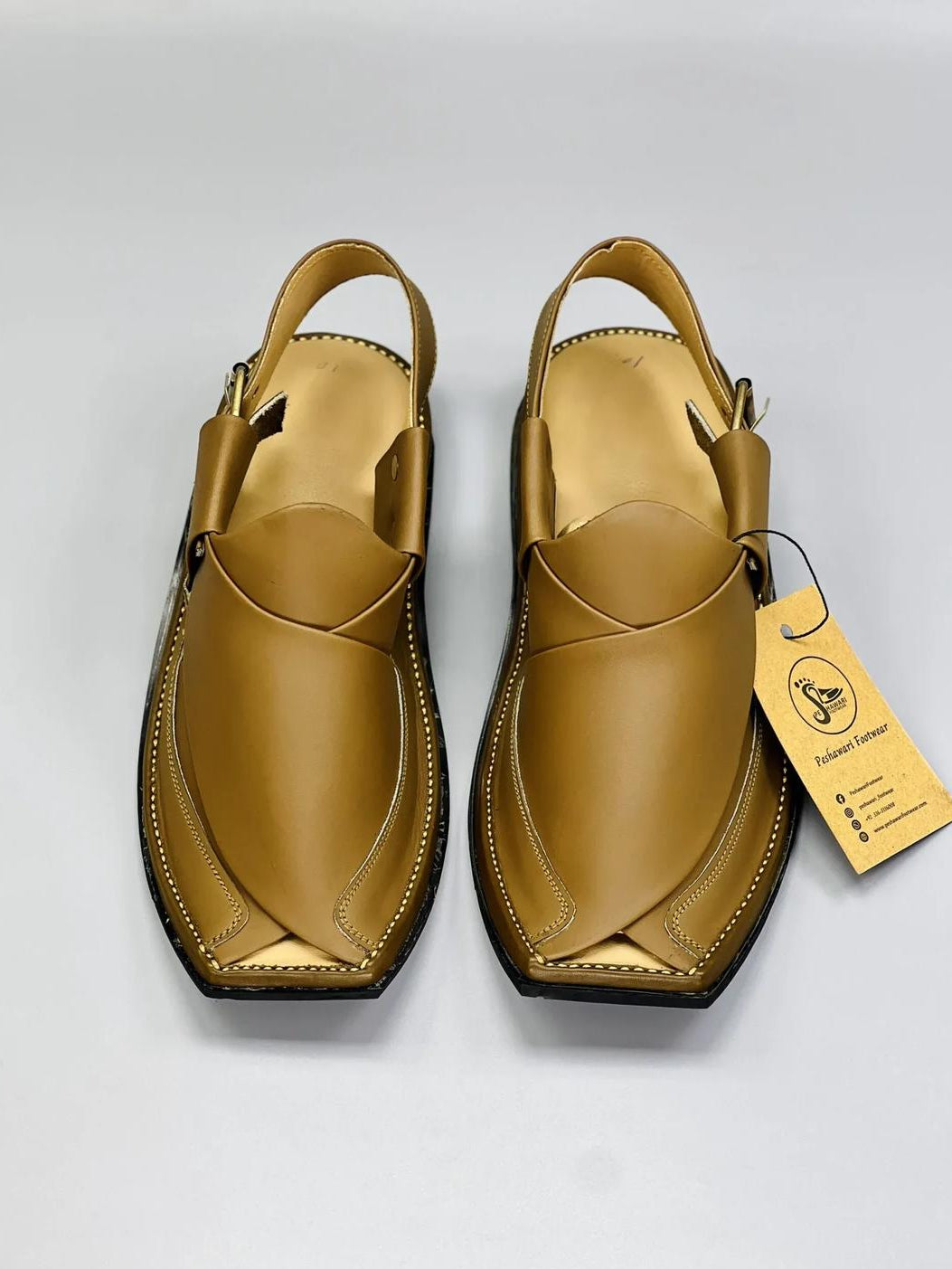 Peshawar Zalmi Inspired Yellow Peshawari Chappal – Premium Leather