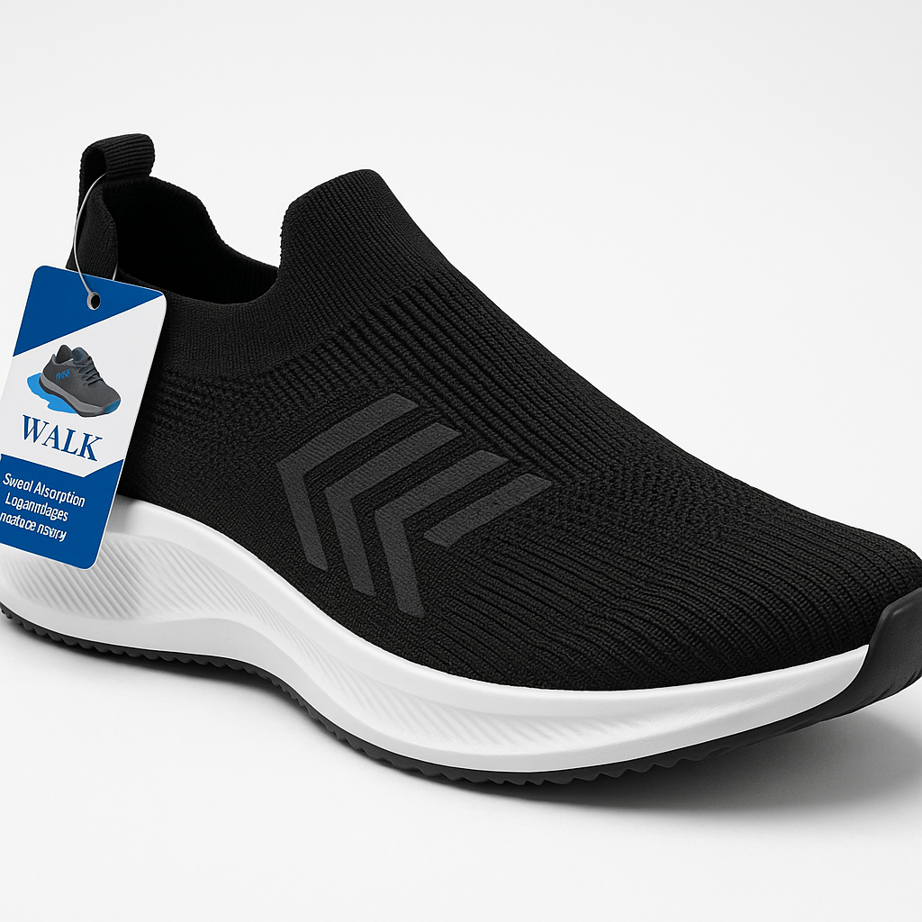 BlossomStep – Women’s Embroidered Pink Walking Sneakers