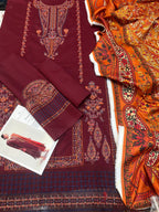 Hussain Raher 230 KT Dhanak Volume – Super Hit 3PC Dress